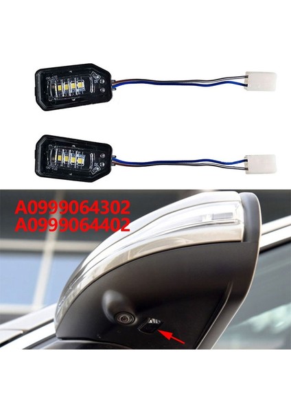 A0999064302 LED Yan Ayna Su Birikintisi Lambaları Mercedes-Benz Için W205 W213 W222 Glb Glc X253 2014-2020 Kamera Yok (Yurt Dışından) indirimleri
