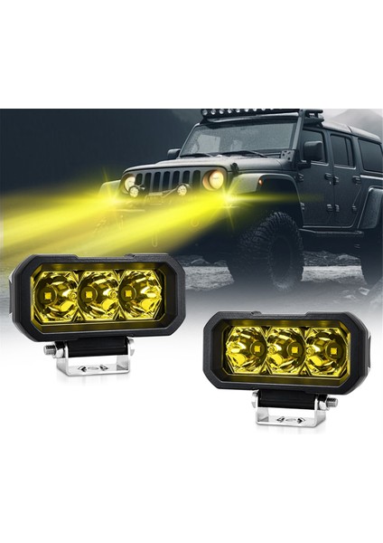 5 Inç LED Iş Işık Çubuğu Sis Lambası Projektör Projektör Far Far Kamyonu Araba Kamyonu Için Atv Utv Suv Off-Road Araçları (Yurt Dışından) indirimleri