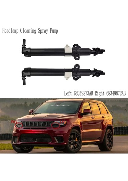 Jeep Grand Cherokee 2016-2022 Için Ön Far Rondelası Far Temizleme Sprey Pompası 68349873AB (Yurt Dışından) indirimleri
