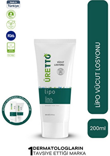 Lipo Vücut Losyonu 200 ml Cilt İçin Derinlemesine Nemlendirici ve Yenileyici indirimleri