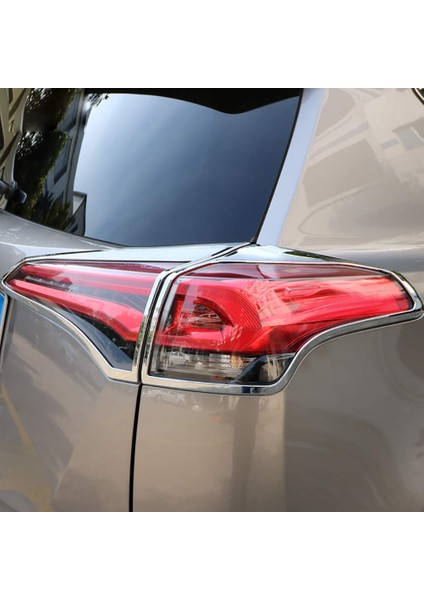 Abs Krom Arka Tail Işıkları Toyota Rav4 Rav4 Rav-4 Xle Le 2018 2016 2016 Dış Aksesuarlar 4 Pcs/set (Yurt Dışından) fırsatları