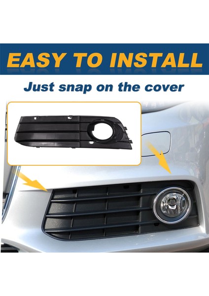 Sis Işık Çerçevesi Lamba Trim Izgara Kapak Ön Tamponun Altındaki Audi A4 B8 A4L 2009-2012 8KD807681 8KD807682 (Yurt Dışından) indirimleri