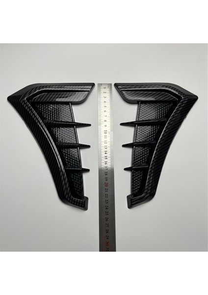1 Çift Araba Karbon Fiber Dekoratif Araba Çıkartma Dekorasyonu Hava Çıkışlı Çamurlukların Kenarlarını Değiştirmek Için (Yurt Dışından) fiyatları
