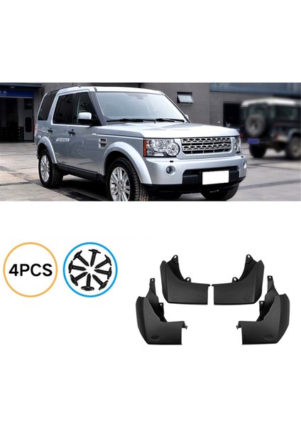 4pcs Araba Çamurlu Çamur Flaps Sıçrama Çamur Guard Fender Land Rover Discovery Için 4 Lr4 2009-2016 Araba Aksesuarları (Yurt Dışından) modelleri