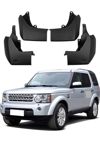4pcs Araba Çamurlu Çamur Flaps Sıçrama Çamur Guard Fender Land Rover Discovery Için 4 Lr4 2009-2016 Araba Aksesuarları (Yurt Dışından) fırsatları