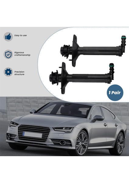 Audi A7 2012-2015 Için Araba Far Temizleme Sprey Nozul 4G8955101B 4G8955102B (Yurt Dışından) fırsatları