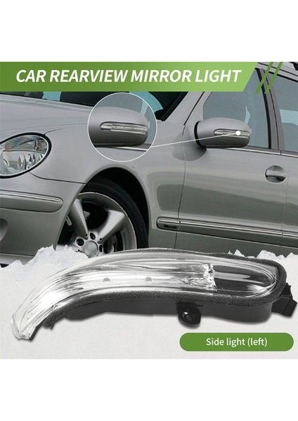 Araba Yan Işaretleyici Işık Kapı Kanadı Dikiz Aynası Dönüş Sinyali Göstergesi Yan Işık Lambası Benz W203 Için Mercedes Için 4door 2004-2007 Sol (Yurt Dışından) fırsatları