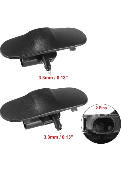 8R0955987B Hood Su Sprey Memesi Temizleme Audi Volkswagen Koltuğu Için Püskürtme Nozumu 8R0955988B (Yurt Dışından) fiyatları