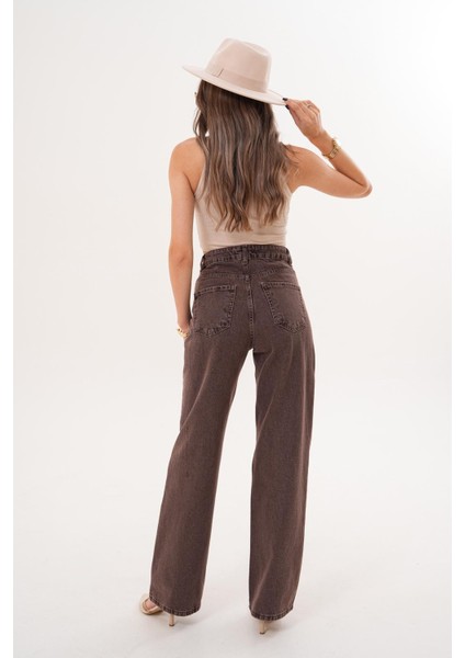 R.f Kahveringi Yüksel Bel Kadın Kot fırsatları