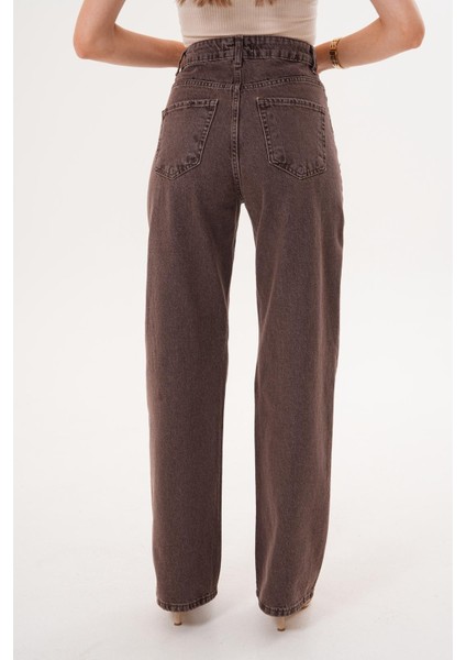 R.f Kahveringi Yüksel Bel Kadın Kot indirimleri