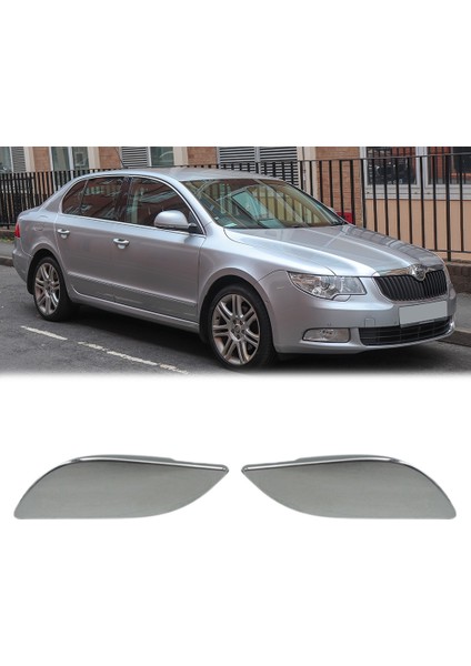 2pc Ön Tampon Far Yıkığı Püskürtme Nozul Kapak Kafa Işık Yıkayıcı Jet Kapağı Skoda Superb 2009 2012 2011 2012 2012 2013 (Yurt Dışından) fiyatları