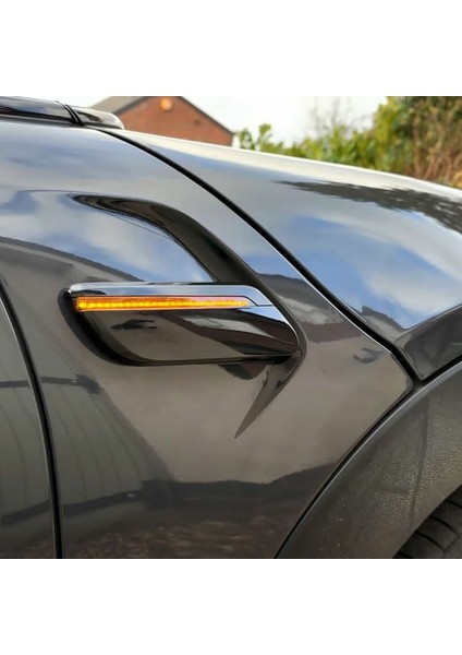 Araba Dinamik Şeffaf Lens LED Yan Işaretçi Mini Cooper F55 F56 F57 2014- Turn Sinyal Lambası 63137298347,63137298348 (Yurt Dışından) modelleri