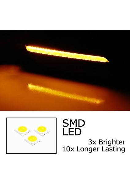 Araba Dinamik Şeffaf Lens LED Yan Işaretçi Mini Cooper F55 F56 F57 2014- Turn Sinyal Lambası 63137298347,63137298348 (Yurt Dışından) indirimleri