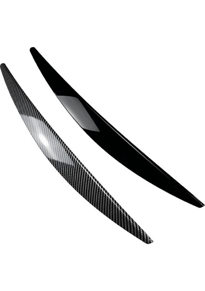 Araba Ön Far Kapağı Kafa Işık Lambası Göz Kapağı Kaş Trim Abs Skoda Octavia Mk3 2015-2017 Karbon Fiber (Yurt Dışından) fiyatları