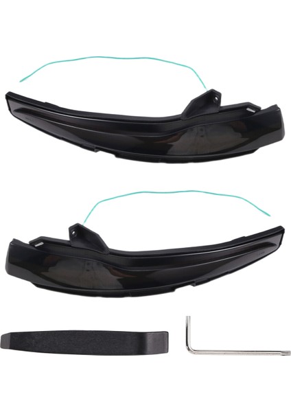 Araba Dinamik Dikiz Aynası Lambası Dönüş Sinyal Işıkları LED Gösterge Işıkları Bicolor Işığı Mercedes Benz W205 W222 W213 (Yurt Dışından) fiyatları