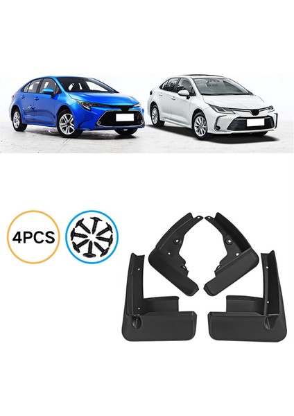 4pcs Araba Çamurluk Çamur Fleps Toyota Corolla Için Sıçrama Çamur Koruma Çamurluğu E210 2019-2023 Araba Aksesuarları (Yurt Dışından) modelleri
