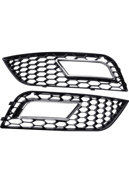 Audi A4 B8.5 Standart Baskı Için Krom Ön Tampon Sisli Found Kapak Petek Izgarası 2013-2016 (Yurt Dışından)