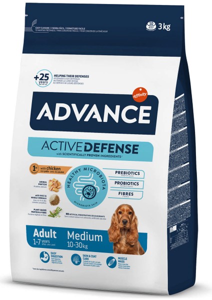 Nrtmsa Advance Dog Medıum Adult 3 Kg fiyatları
