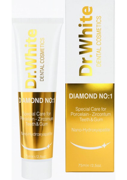 Nano-Hydroxyapatite Diamond No:1 Special Care For Porcelain-Zirconium Diş Macunu 75ML