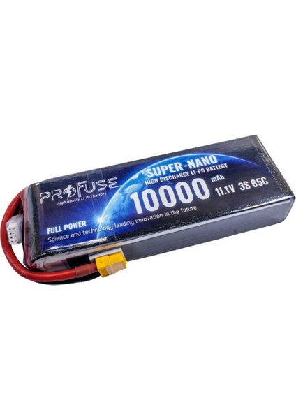 11.1V 3s Lipo Pil-Batarya 10000MAH 65C modelleri