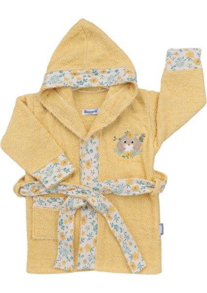 Kapüşonlu Çocuk Bornoz %100 Pamuk Kız Çocuk Bornozu fiyatları