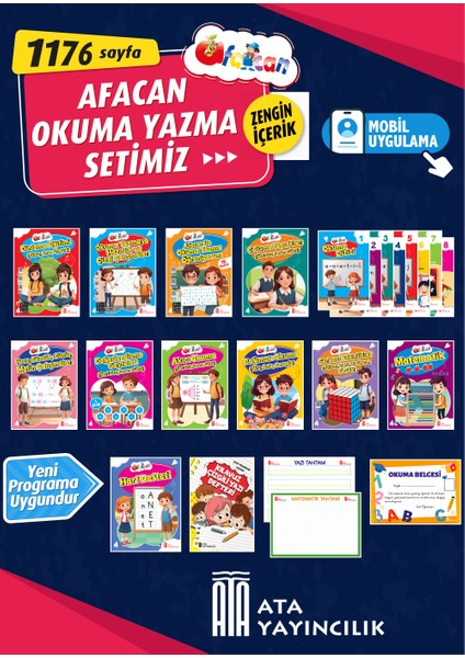 1. Sınıf Afacan Okuma Yazma Seti