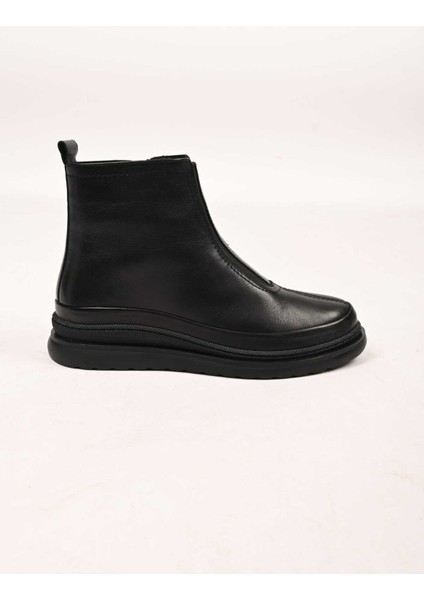 Bağcıksız Fermuarlı Termo Taban Hakiki Deri Comfort Bot 336-01240 Kadın Bot indirimleri