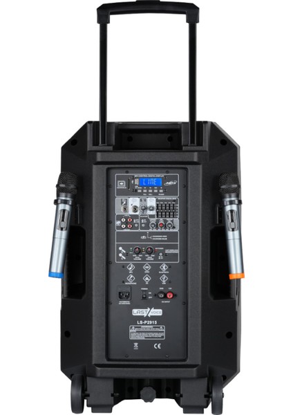 LS-P2915 Portatif Taşınabilir Mikrofonlu Şarjlı Ses Sistemi Hoparlör 15 Inç 850 Watt fırsatları