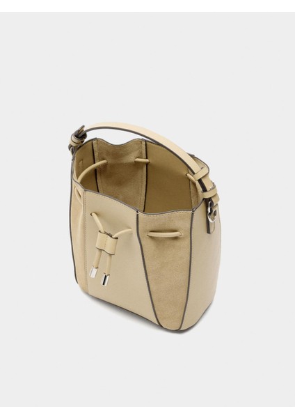 Deri Içerikli Bucket Çanta S fırsatları