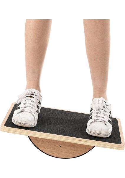 Ahşap Rocker Board -Iki Yönlü Denge Tahtası