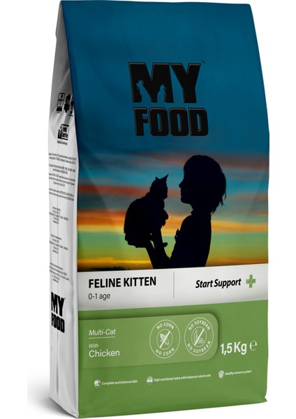 Yavru Kedi Kuru Maması Tavuklu