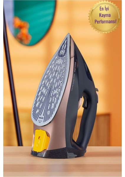 7500 Serisi Buharlı Ütü, 3200W, 55G/DK Sürekli Buhar, Steamglide Elite Taban, 260G Şok Buhar + Tiftik Toplayıcı