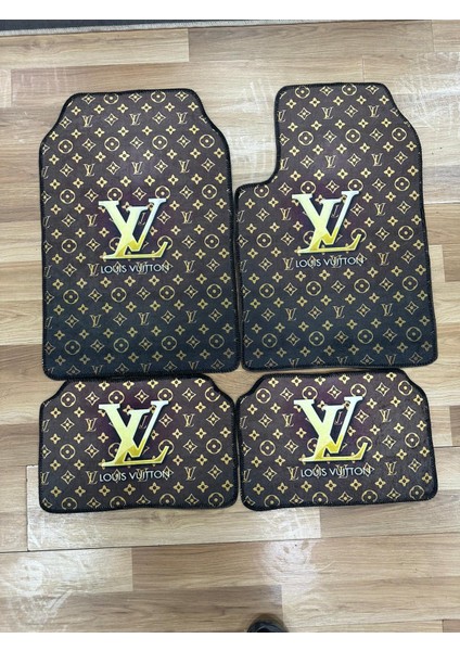 Louis Vuittondesenli Araba Paspası – 4’lü Set fiyatları