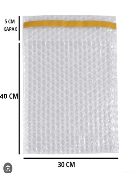 Balonlu Patpat Torba, Bantlı Baloncuklu Torba-Zarf 30Cm (En) X 40Cm (Boy) + 5Cm (Kapak) 25 Adet fiyatları