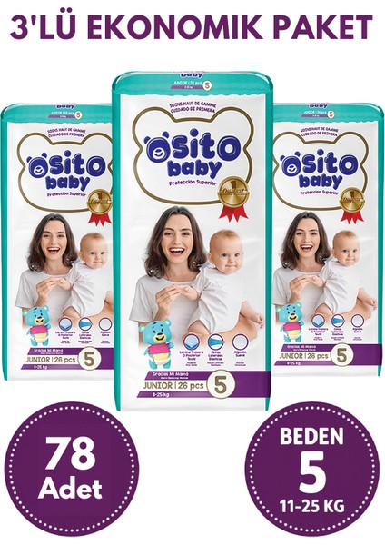 Bebek Bezi 3'lü Paket