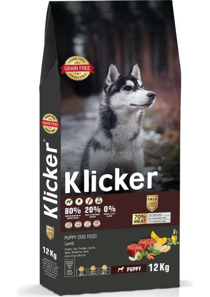 Yavru Köpek Maması Kuzulu – 12 kg