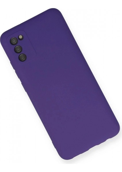Samsung Galaxy A03S Kılıf Nano Içi Kadife Silikon - Mor fiyatları