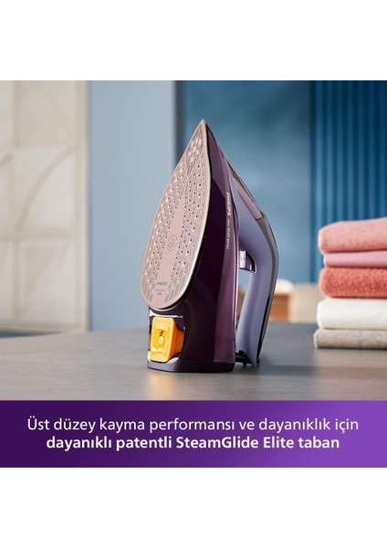 Harekete Duyarlı Akıllı Güç Özelliğine Sahip En Güçlü Buharlı Ütü 3000W, Hızlı Isınma, Özel Taban Teknolojisi + Tiftik Toplama Cihazı