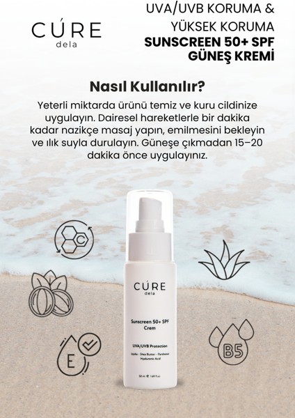 Suya Dayanıklı, Çok Yüksek Korumalı Güneş Koruyucu , Spf 50 Faktör Uva/uvb, Güneş Kremi 50 ml fırsatları