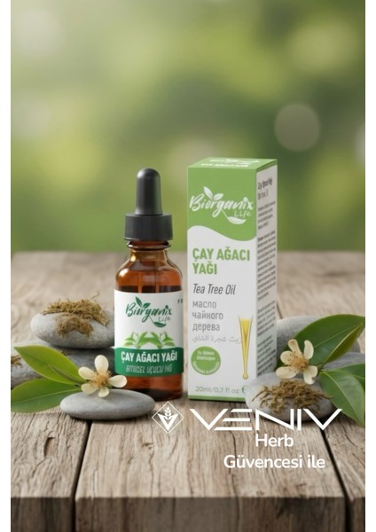 %100 Saf Çay Ağacı Yağı- Tea Tree Oil- 20 ml