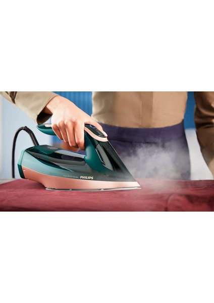 Kumaşa Göre Akıllı Buhar Özellikli Azur 8000 Serisi Buharlı Ütü 3000W, Özel Tabanlı, Güçlü Buhar + Mutfak Tartısı indirimleri