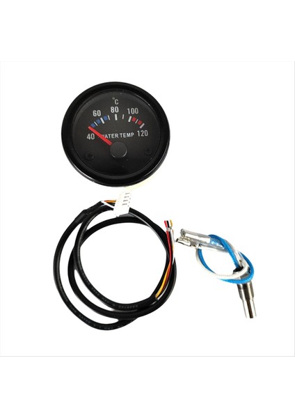 52MM Araba Pointer Su Sıcaklık Göstergesi Kiti LED Işık Pointer Göstergesi Çoğu Otomobil ve Motosiklet ile Uyumlu (Yurt Dışından)