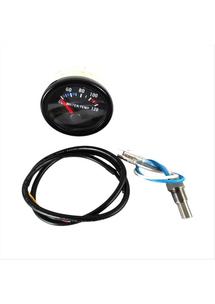 52MM Araba Pointer Su Sıcaklık Göstergesi Kiti LED Işık Pointer Göstergesi Çoğu Otomobil ve Motosiklet ile Uyumlu (Yurt Dışından) modelleri