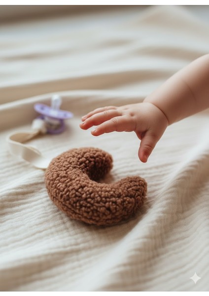 Teddy Moon Emzik Askısı Kahverengi