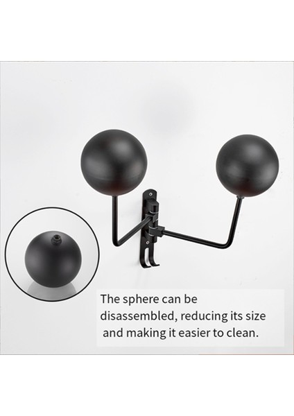 Motosiklet Çift Bilyalı Kask Tutucu Duvara Monte Bisiklet Kaskı Raf 180°ROTASYON Kask Askı Çelik Kanca ile Metal Raf (Yurt Dışından) indirimleri