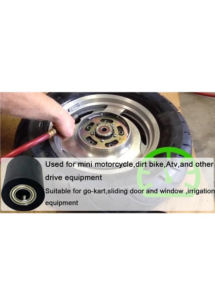 10 Adet 10MM Mekanik Kasnak Rulmanlar, Makaralı Avara Rulman Kasnağı, Zincirli Kasnak Için Uygun Sokak Bisikletleri ve Motosikletler (Yurt Dışından) indirimleri