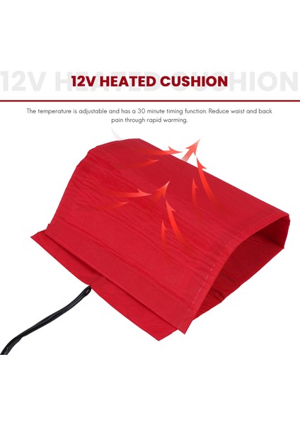 25W 12V Evrensel Motosiklet Atv Koltuk Isıtmalı Yastık Su Geçirmez Ped Isıtma Pedi Mat Kış Isıtıcı (Yurt Dışından) modelleri