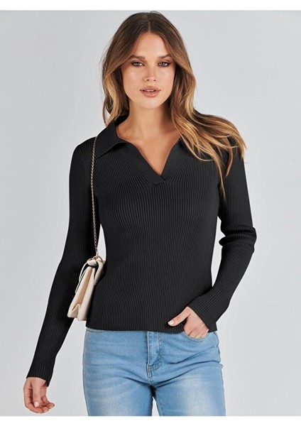 Penny Polo Yaka Triko Sweater modelleri