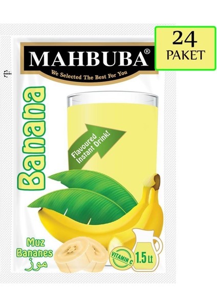 Muz Aromalı Soğuk Toz İçecek 24x9gr fiyatları