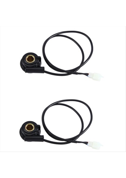 2 Adet Motosiklet Dijital Kilometre Sayacı Hız Göstergesi 3 Telli Sensör Kablo Düzeneği (Yurt Dışından)